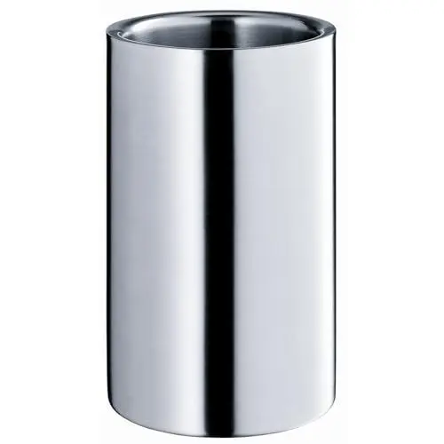 Produktbild: WMF Clever&More Sekt-Weinkühler Edelstahl 19,5 cm, Flaschenkühler doppelwandig, hält länger kühl, Sektkühler, Wine Cooler, Eiswürfelbehälter, matt