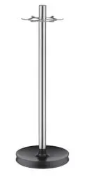 Produktbild: WMF Depot Utensilienhalter 30 cm, 7 Aufhängungen, Drehständer, Cromargan Edelstahl, gummierter Fuß