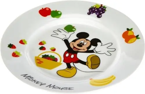 Produktbild: WMF Disney Mickey Mouse Kindergeschirr Kinderteller 19 cm, Porzellan, spülmaschinengeeignet, farb- und lebensmittelecht