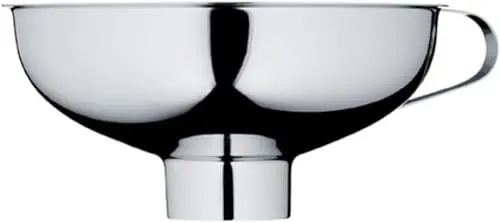 Produktbild: WMF Gourmet Marmeladentrichter 14 cm, Trichter große Öffnung 4 cm, Einfülltrichter Edelstahl, Cromargan Edelstahl, Einfüllhilfe für Gläser