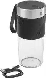 Produktbild: WMF Küchenminis Mix on the go 300 ml, Mini Mixer to go, USB Mixer Smoothie Maker, aufladbarer Personal Blender, tragbarer Mixer für Smoothies, Shakes