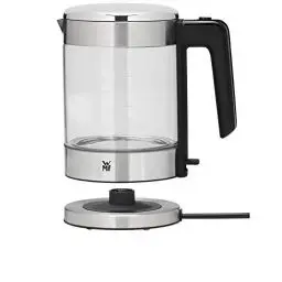 Produktbild: WMF Küchenminis Wasserkocher Glas 1 Liter, kabelloser Wasserkocher klein, Wasserstandanzeige, Kalk-Wasserfilter, Kochstoppautomatik, 1900 Watt,