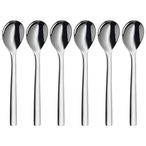 Produktbild: WMF Nuova Eierlöffel Set 6-teilig, Cromargan Edelstahl poliert spülmaschinengeeignet, L 12 cm