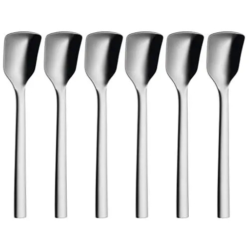 Produktbild: WMF Nuova Eislöffel Set 6-teilig, Eisschaufel Cromargan Edelstahl poliert spülmaschinengeeignet, L 14 cm