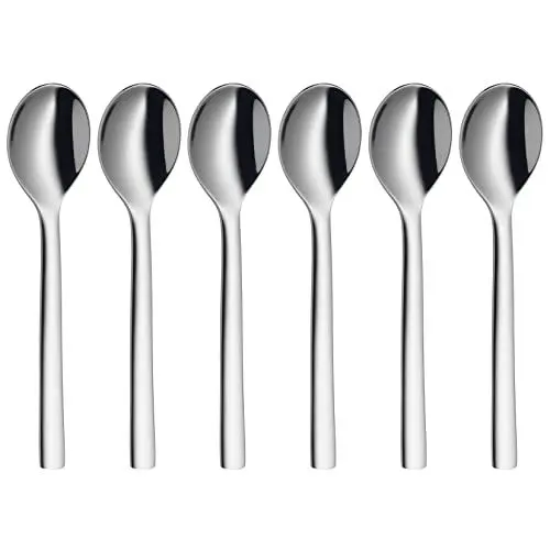 Produktbild: WMF Nuova Espressolöffel Set 6-teilig, Espressolöffel Cromargan Edelstahl poliert spülmaschinengeeignet, L 11 cm