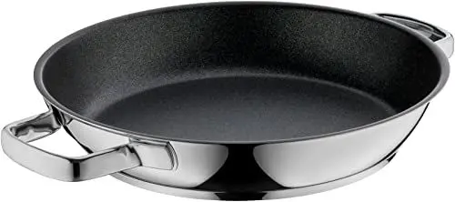 Produktbild: WMF Permadur Advance Servier-/ Bratpfanne 28 cm Induktion, Edelstahlpfanne, Servierpfanne Cromargan Edelstahl beschichtet, backofenfest