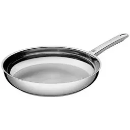 Produktbild: WMF Profi Bratpfanne Edelstahl 20 cm Induktion, Edelstahlpfanne unbeschichtet, Cromargan Edelstahl, backofenfest
