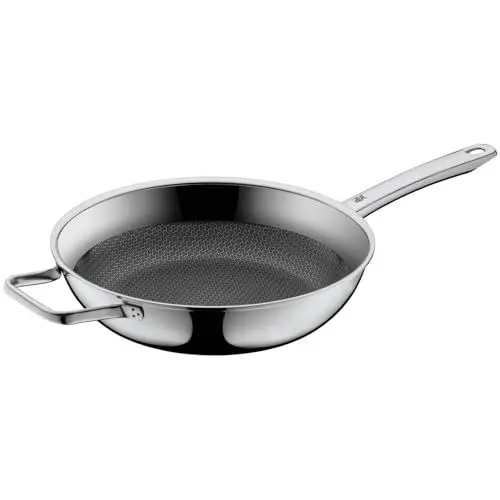 Produktbild: WMF Profi Resist Schmorpfanne 28cm Induktion, hoch, Mehrschichtmaterial beschichtet, hoher Rand, Wabenstruktur, Edelstahlgriff, backofenfest