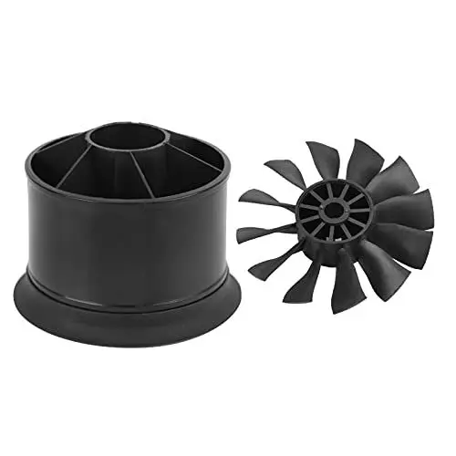 Produktbild: WNUV 50 mm Impeller, RC Impeller aus spritzgegossener Verbindung, weithin kompatibel für RC-Flugzeuge für 3300-kV-Motor(Positives Ruder)