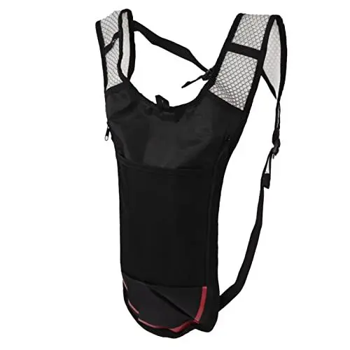 Produktbild: WNUV Wasserrucksack, Trinkrucksack Schwitzen Prävention Verstellbarer Schultergurt Brustgurt zum Laufen zum Wandern zum Radfahren(Rote wasserfreie Tasche)