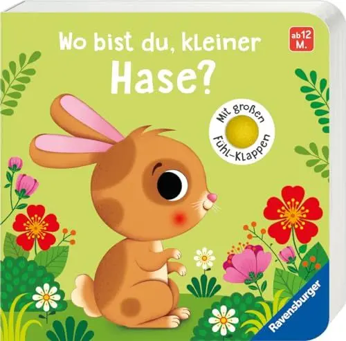 Produktbild: Wo bist du, kleiner Hase?: Mit großen Fühl-Klappen
