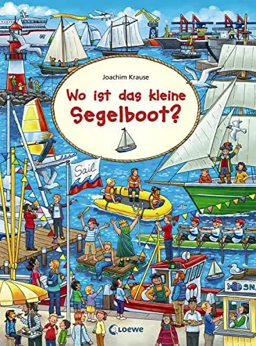 Produktbild: Wo ist das kleine Segelboot?: Wimmelbuch, Papp-Wimmelbuch für Kinder ab 2 Jahre (Wimmelbilderbücher)