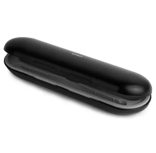 Produktbild: wober reiseetui elektrische zahnbürste für oral-b Vitality pro, zahnbürste reiseetui, zahnbürsten etui & zubehör, magnetische Abdeckung (Schwarz, ohne Tasche)
