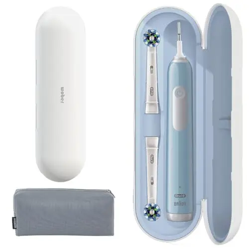 Produktbild: wober reiseetui elektrische zahnbürste für oral-b Vitality pro, zahnbürste reiseetui, zahnbürsten etui & zubehör, magnetische Abdeckung
