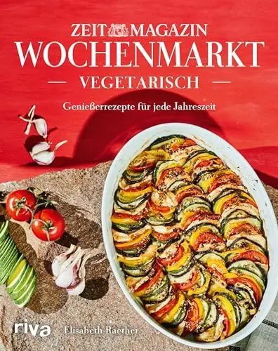 Produktbild: Wochenmarkt. Vegetarisch: Lieblingsgerichte mit saisonalem Gemüse und Obst. Kochbuch für alle Jahreszeiten