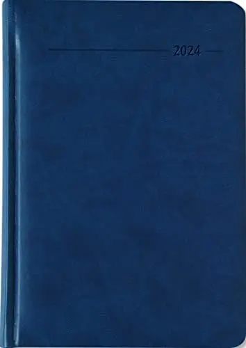Produktbild: Wochenplaner Tucson blau 2024 - Büro-Kalender A5 - Cheftimer - blue - 1 Woche 2 Seiten - 128 Seiten - Tucson-Einband - Alpha Edition