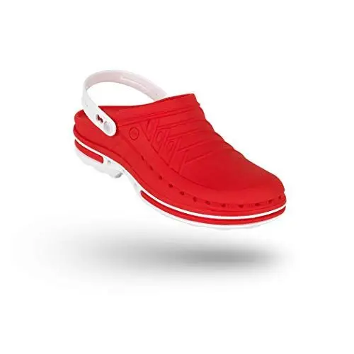 Produktbild: WOCK Clog mit Fersenriemen und Steri-Tech Einlage, Damen und Mann Clogs, Sterilisierbarund mit Zitronenaroma - Hergestellt in Portugal