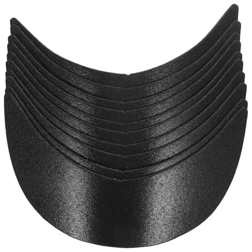 Produktbild: WOFASHPURET 10 Stück Baseballkappen-Einsatz, Hutformer Für Baseball Cap, DIY Kappen Auskleidung, Sporthut-Bahre Baseballhut-Krempe Sonnenhut-Stützkappen Liner Schwarz