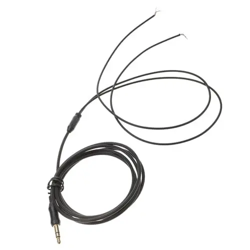 Produktbild: WOFASHPURET 1 Stück 35 Mm Stecker Auf Stecker 35 Mm Klinke Kopfhörerzubehör Kopfhörerkabel Zubehör Kopfhörer Ersatzkabel Audiokabel Telefonhörer Für Handy HiFi Reparatursätze Headset