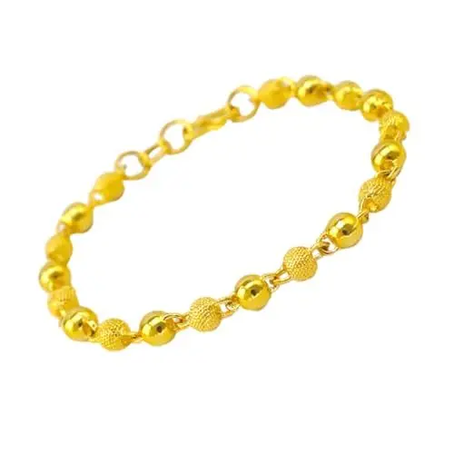 Produktbild: WOFASHPURET Glattes Perlenarmband Runder Perlenschmuck Für Damen Modischer Armreif