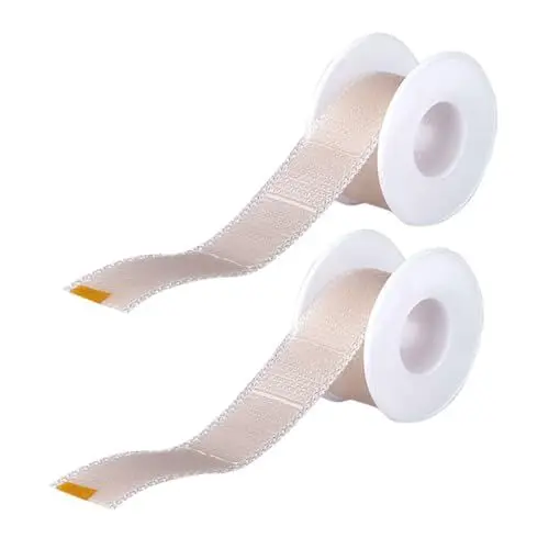 Produktbild: WOFASHPURET 2 Rollen Anti-Verschleiß-Aufkleber anti friction gel pad Knöchelband Unsichtbare Blasenpolster Sandale alle Narbenband für die Haut Tape-Patches für die Innenseite der Oberschenkel