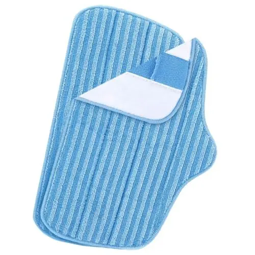 Produktbild: WOFASHPURET 2st Wischtuch Push-mopp-Tuch Austausch des Stoffmoppkopfes Mopp-ersatz-nachfüllung Flache Köpfe Wischen Push-mop-Pads Austausch des Moppkopfes Mop-zubehör Ballaststoff Boden