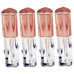 Produktbild: WOFASHPURET 4 Stück Lipgloss Rohre, Lippenstift Hülsen Leer, Transparent Lipgloss Behälter, Lippenbalsam-Tuben Füllung Container für Lippenstift Proben DIY