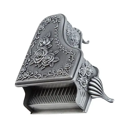 Produktbild: WOFASHPURET Box Metall Kosmetikkoffer Schmuck Aufbewahrungskoffer Ring Aufbewahrungskoffer Retro Aufbewahrungskoffer Schmuckkoffer Desktop
