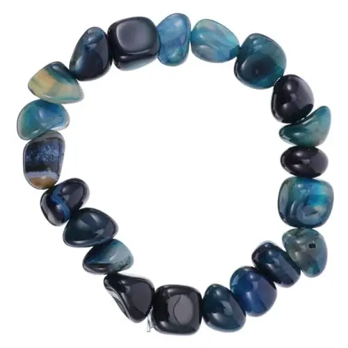 Produktbild: WOFASHPURET Modisches Achat-handseil Damenarmband Unregelmäßiger Edelsteinschmuck Perfektes