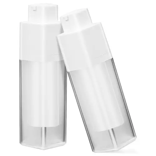 Produktbild: WOFASHPURET Leer Airless Pumpspender, 2 Stk 30ml Kunststoff Kosmetik Creme Flasche Für Toilettenartikel Airless-pumpglas Per Kosmetische Cremeflasche Vakuum Cremespender