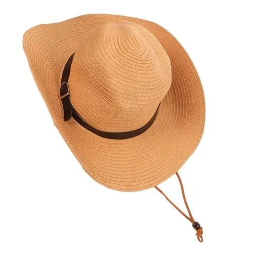Produktbild: WOFASHPURET Men Wide Brim Floppy Hat Faltbarer Sonnenhut Für Herren Im Sommer Uv-Schutz Für Strand Gartenarbeit Und Outdoor-aktivitäten Farbe Khaki