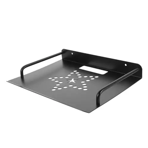 Produktbild: WOFASHPURET Wandmontierter Für Projektoren Router Und Kabelboxen Einfach Zu Installierendes Metall Für Heimkino Und Tv-zubehör
