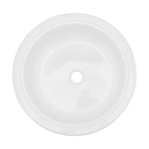 Produktbild: Wei?es Acryl-Handwaschbecken Yacht-Badezimmer, 375 X 130 Mm, Rundes Waschbecken Wohnmobile, Boot, Wohnmobil, Marine-Waschtisch-Badezimmer,Sonstige Bergsteiger- und Campingausr¨¹stung