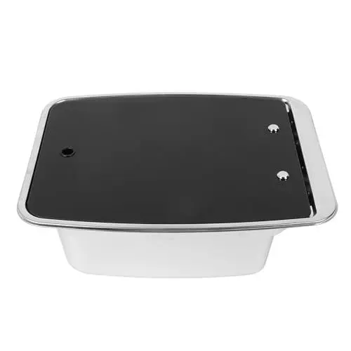 Produktbild: Handwaschbecken aus Edelstahl 304, Handwaschbecken aus Edelstahl 304, 27,5 L Fassungsvermögen, Küchenspüle mit 40 Mm Abwasserausgang für Boot, Wohnwagen, Wohnmobil, Wohnmobil