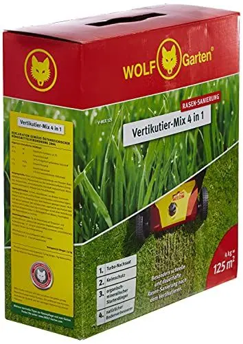 Produktbild: WOLF Garten WOLF-Garten - Nachsaat und Düngung Vertikutier-Mix 4-in-1, rot