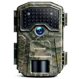 Produktbild: WOLFANG Wildkamera, 36MP 2K Jagdkamera mit 940nm kein Glühen Nachtsicht mit 2.4'TFT Display, Beleuchtete Tasten, IP66 Wasserdicht für die Jagd Wildlife Scouting Garten Haus Sicherheit