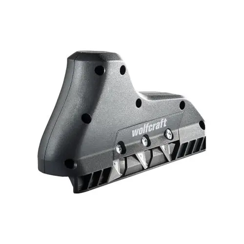 Produktbild: wolfcraft 3-fach Kantenhobel 4009000 – Trockenbau Hobel mit Dreifachklinge zum Anschrägen von Kanten bei Gipskarton – Für die Plattenstärken 9,5 & 12,5mm