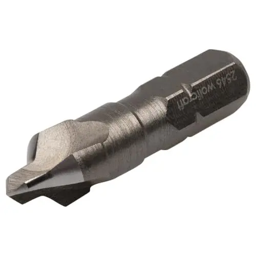 Produktbild: wolfcraft Bohrsenker, Sechskant-Schaft Ø 3-8 mm I 2546000 I 2-in-1-Funktion zur Vorbereitung von Verschraubungen in Holz und Kunststoff