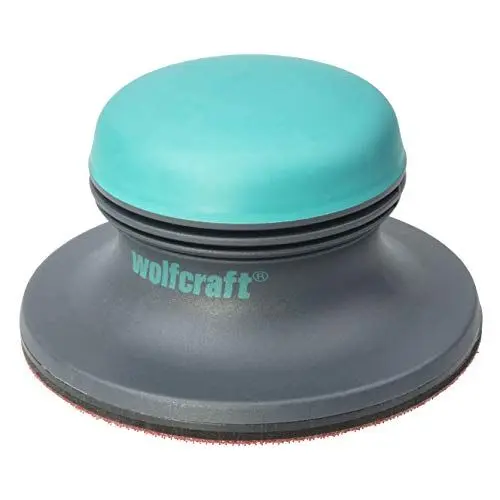 Produktbild: wolfcraft Flächenschleifer I 5894000 I mit Klettgewebe zum schnellen Schleifpapierwechsel I Ø 125 mm I für schnelles Schleifen - Made in Europe