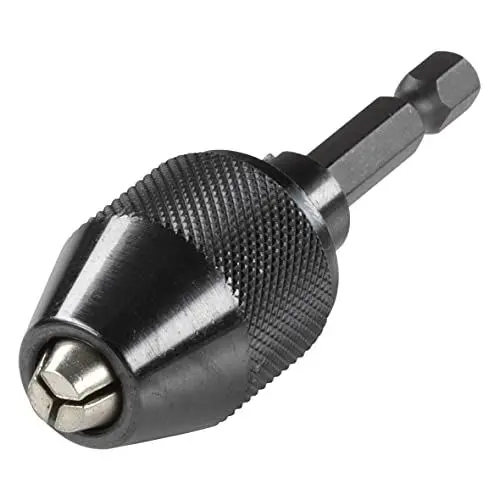 Produktbild: wolfcraft Schnellspan-Bohrfutter I 2625000 I 0,5-6,5 mm Spannweite I Zum schnellen und einfachen Spannen und Lösen von Bohrmaschinenzubehör