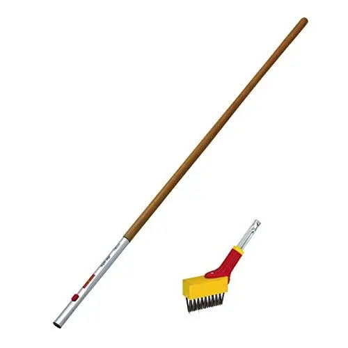 Produktbild: WOLF-Garten 71AAO006650 Fugenbürste + Holz-Stiel 140 cm Fb-M/ZM 140 (P789) *Neu2018*