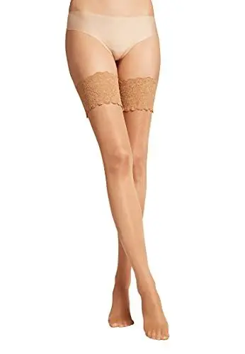 Produktbild: Wolford Damen Satin Touch 20 Stay-Up Strumpfhose, 20 DEN, Beige (Gobi 4365), Medium