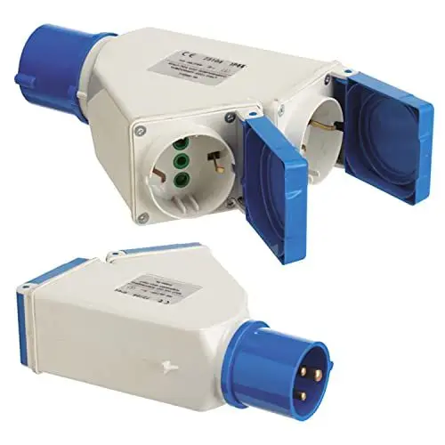 Produktbild: WOLFPACK 19010555 CEE Adapter, Blau