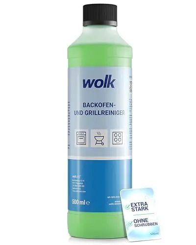 Produktbild: Backofenreiniger & Grillreiniger Gel – Extra stark, 500 ml – Selbstreinigend & Fettlösend – Ohne Aufheizen & Gerüche – Für Backofen und Grill