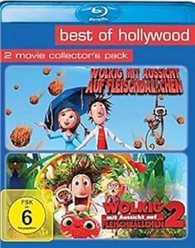 Produktbild: Wolkig mit Aussicht auf Fleischbällchen 1&2 (Best of Hollywood) (2 BRs)