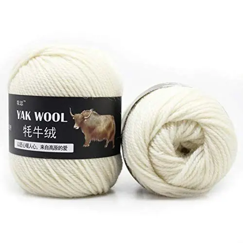 Produktbild: Wollgarn Zum Stricken 500g Yak Wolle Cashmere Schals Yak Wolle Garn Super Weich Mehrere Farbe Dicke Jacke Weste Wollfaden