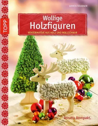 Produktbild: Wollige Holzfiguren: Wintermotive aus Holz und Wollschnur