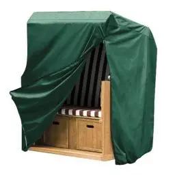 Produktbild: WOLTU Schutzhülle Strandkorb, Abdeckung für Gartenmöbel, Abdeckhaube aus PE, Plane UV-Beständig wasserabweisend Winterfest reißfest 140/175x135x105 cm