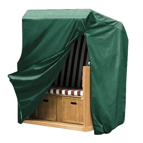 Produktbild: WOLTU Schutzhülle Strandkorb, Abdeckung für Gartenmöbel, Abdeckhaube aus PE, Plane UV-Beständig wasserabweisend Winterfest reißfest 140/175x135x105 cm