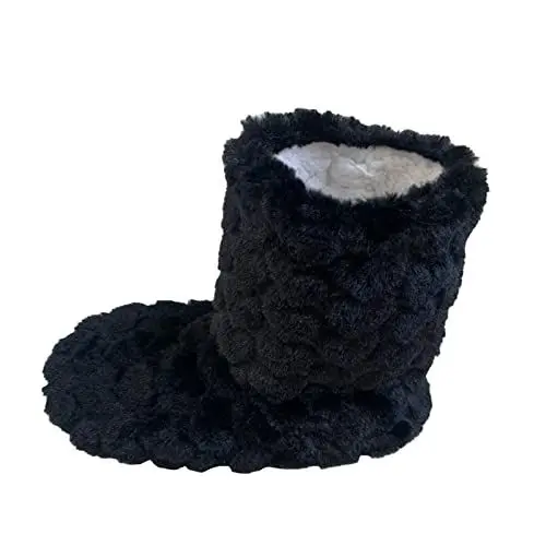 Produktbild: Warme Pantoffeln Herren Herren Warme Hausschuhe CasWinter Bodensocken für Paare, Erwachsene, verdickter, Indoor-Tanz, hohe Schlauchbodenstiefel, Warme Pantoffeln Herren Herren Warme (Black, 38)